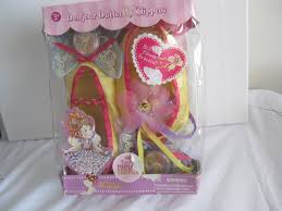 Butterfly Slippers, Fancy Nancy Pair of Slippers in Unopened Original  Package..