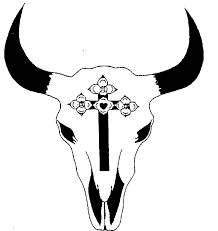 39+ skull coloring pages for adults for printing and coloring. 9 Cow Skull Clip Art Preview Bull Skull Colour Hdclipartall