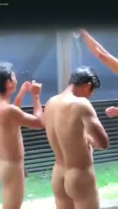 Asian nude body wet and smooth on shower cam – sensual spy scene