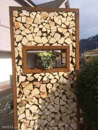 Bildergebnis Fur Sichtschutz Mit Brennholz Tuin Inspiratie Tuin Ibiza