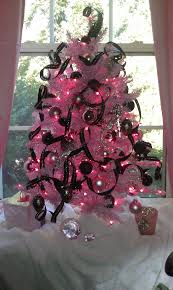 My Pink Christmas Tree Pink Lights With Black And Silver Ornaments Pink Christmas Tree Christmas Tree Themes Black Christmas Decorations