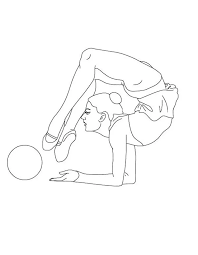 The highlight of one page are the words, i love gymnastics. Gymnastics Coloring Pages Free Coloring Sheets