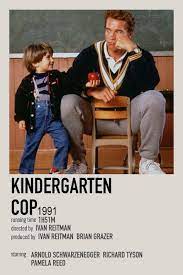 Kindergarten Cop 1991 Movie Card Aesthetic For Photo Wall Movie Card Brian Grazer Movie Poster Wall