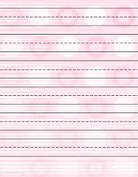 Primary handwriting paper thepowerofthree co. Polka Dots Stationery Free Printable Stationery For Kids Primary Lined Polka Dot Design T Free Printable Stationery Printable Stationery Printable Lined Paper