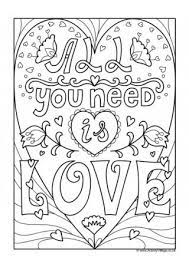 Some of these love coloring pages for adults have a inspirational quote on them, while some are just pure lovely art with heart and curvy abstract patterns. Pin On Conversation