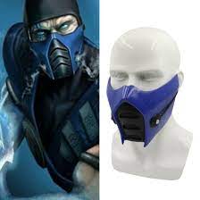 Sculpted by brad zonka, this mask is based on sub zero from the incredible video game mortal kombat 9. Mortal Kombat 11 Sub Zero Halloween Cosplay Mask Resin Costume Prop Blue Color Ebay