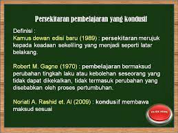 Memanfaatkan waktu secara efisien menurut ska prioritasb. Maksud Kondusif Menurut Kamus Dewan Gagne 1970 Di Dalam Buku Mok Soon Sang 2008