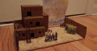 Adobe Indian Village School Project Native American Projects Indian Project Mesopotamia Projects