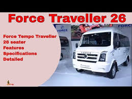 Force Traveller 26 Seater Tempo Traveller Features