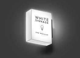 Instant mockup generator + 104 mockups. Light Sign Mockup Mockup World