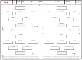 Soccer Formations And Systems As Lineup Sheet Templates