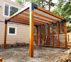 Pergola Kit With Shade Sail For 6x6 Wood Posts Outdoor Pergola Backyard Patio Designs Backyard
