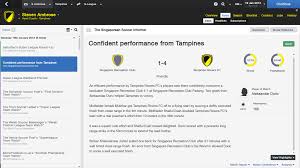 Последние твиты от tampines rovers fc (@trfcstags). Tampines Rovers Roving All The Way To Fame Fm Scout