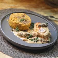 Poulet Aux Morilles Et Puree De Patates Douces Courgettes Recette Puree Patate Douce Recettes De Cuisine Poulet Aux Morilles