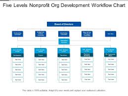 Five Levels Nonprofit Org Development Workflow Chart