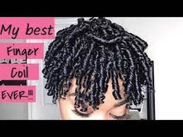 My Best Finger Coil Ever Ft Palmers Flax Seed Gel Natural Hair Styles Finger Coils Natural Hair Short Natural Hair Styles