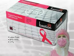 When fitting the mask, ensure you take extra care to only handle the outside. Bastion Pink Surgical Face Masks With Earloops Bnr22171