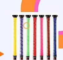 2025 AMA SPORT Professional Manufacturer Anti-Slip Custom Logo Exceptional  Comfort Durable PU Leather Baseball Bat Grip Tape