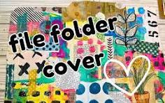 Create your own ART JOURNAL COVER the easy way! Art Journaling for  Beginners | MIXED MEDIA COLLAGE