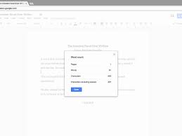 Some favourite google docs features: How To Check Word Count On Google Docs