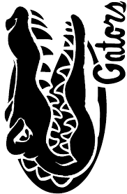 Gator Pumkin Carving Stencil Florida Gators Logo Florida Gators Football Gator Logo