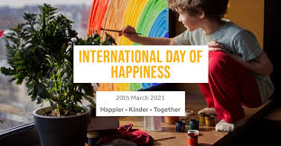 The international day of happiness (known as happiness day) is celebrated throughout the world on the 20th of march. Mfmnktss06t Sm