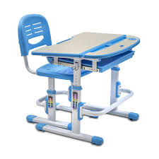 Mount It Childrens Desk And Chair Set Kids School Workstation Blue Mi 10102 Walmart Com Walmart Com