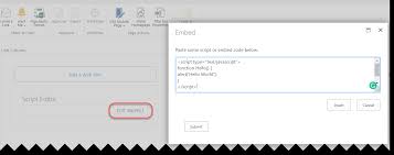 How To Use Script Editor Web Part In Sharepoint 2013 2016