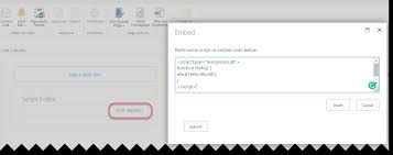 how to use script editor web part in sharepoint 2013 2016