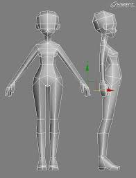 Tutorial Images 3d Character Modeling Layth Jawad Character Modeling Character Model Sheet Low Poly Character