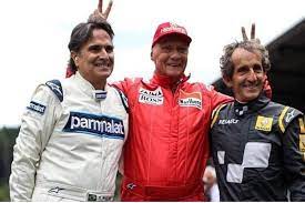 For other uses, see nelson piquet (disambiguation). Nelson Piquet Niki Lauda Alain Prost Formula1
