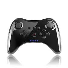 Wii U Pro Controller Wireless Bluetooth Dual Analog Gamepad Game Pad Joystick Gaming Console Black With Usb Charging Cable For Nintendo Wii U Walmart Com Wii U Gaming Console Wii