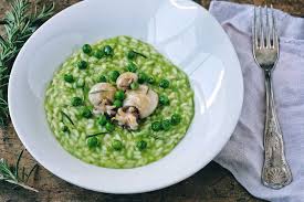 Di riso per risotti ½ cipolla 150 gr. Risotto Ai Piselli E Seppie La Valle Degli Orti