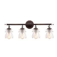 Kalco Lighting Brierfield Antique Copper Bathroom Light 6314ac Destination Lighting