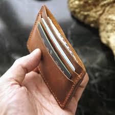 Check Out Our Newest Slim Card Holder The Milet This Wallet Is Stitched By Hand For The Aesthetics And Durability That Only Hand St Card Holder Wallet Holder