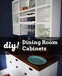 They look good from far away, but a closer inspection revealed how warped and worn they were: Diy Built In Dining Room Cabinets Always Making Things