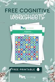 Introduce patterns of problematic thinking worksheet. Free Attention Worksheets Download And Print Happyneuron Pro In 2021 Cognitive Activities Memory Activities Worksheets