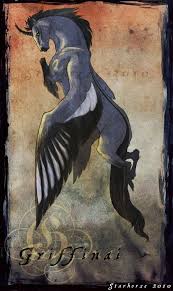 Griffinai X Mucha By Starhorse On Deviantart Horse Painting Horse Art Unicorn Art