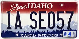 2008 Idaho License Plates In 2021 License Plate Car License Plates Car License Plate