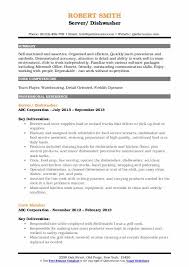 Dishwasher Resume Samples Qwikresume