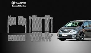 If you like your mats branded with the sienna name, buy this toyota accessory. Toughpro Floor Mat Accessories Full Set Storage Compatible With Toyota Sienna 8 Seater All Weather Heavy Duty Gray Rubber 2011 2012 2013 2014 2015 2016 2017 2018 2019 2020 2021 Buy Online In Grenada At Grenada Desertcart Com