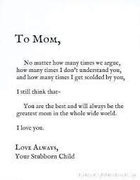 You must tell your mom these things because every mom needs to hear positive things about herself to boost her morale and make her feel appreciated. What To Say To Your Mom On Her Birthday On We Heart It