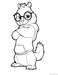 Here is a collection of some of the best alvin and the chipmunks coloring pages to print. Alvin And The Chipmunks Coloring Pages Coloring For Kids Coloring And Drawing