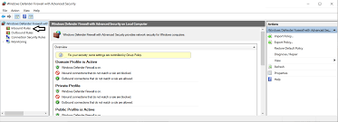 Image result for windows firewall inbound rule