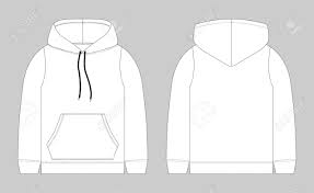 Image of 26 uncomplicated how to draw hoodie. Technical Sketch For Men Hoodie Mockup Template Hoody Front Royalty Free Cliparts Vectors And Stock Illustration Image 124128184