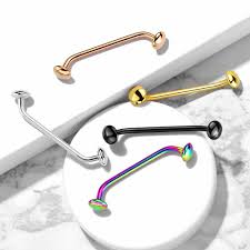 They will be more careful at the time of piercing became the. Surface Piercing Snake Eye Piercing 45 Grad Chirurgenstahl Barbell 624 Eur 5 85 Picclick De