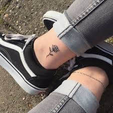 Black Rose On Ankle Tatuirovki Maloznachimye Tatuirovki Koshachi Tatu