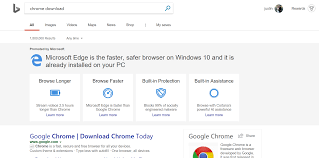 The edge browser automatically updates itself, but you can manually check for and install updates. Trying To Download Chrome From Microsoft Edge Assholedesign
