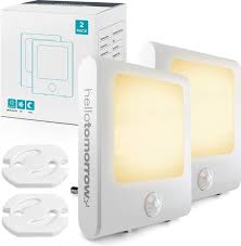 bol com hello tomorrow 2 st nachtlampje stopcontact met bewegingssensor voor kinderen