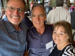 Who's who at our 60th birthday celebration. From left, Cliff Chack, Cheryl  Hintz, Marge Wanta, Melinda Doerres Bartell, Kara Slagoski Plautz, Nancy  Tabaka-Stencil, Ken Kersten, Holly Binkowski, Jim Erdman, Colleen McEwen  Walters,